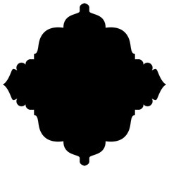 Islamic Label Emblem Shape Glyph Pictogram symbol visual illustration