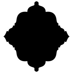 Islamic Label Emblem Shape Glyph Pictogram symbol visual illustration
