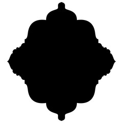 Islamic Label Emblem Shape Glyph Pictogram symbol visual illustration