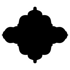 Islamic Label Emblem Shape Glyph Pictogram symbol visual illustration