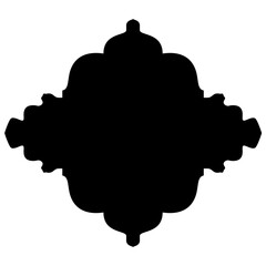 Islamic Label Emblem Shape Glyph Pictogram symbol visual illustration
