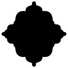 Islamic Label Emblem Shape Glyph Pictogram symbol visual illustration