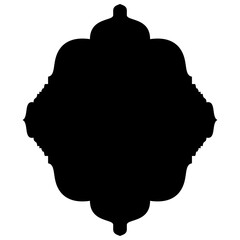 Islamic Label Emblem Shape Glyph Pictogram symbol visual illustration