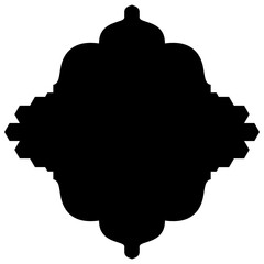 Islamic Label Emblem Shape Glyph Pictogram symbol visual illustration