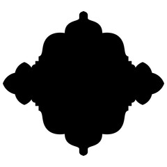Islamic Label Emblem Shape Glyph Pictogram symbol visual illustration