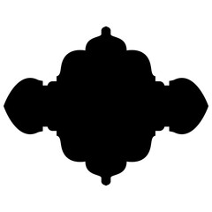 Islamic Label Emblem Shape Glyph Pictogram symbol visual illustration
