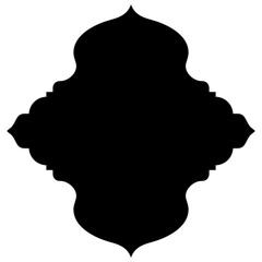 Islamic Label Emblem Shape Glyph Pictogram symbol visual illustration
