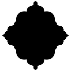 Islamic Label Emblem Shape Glyph Pictogram symbol visual illustration