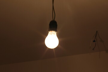 light bulb on the wall