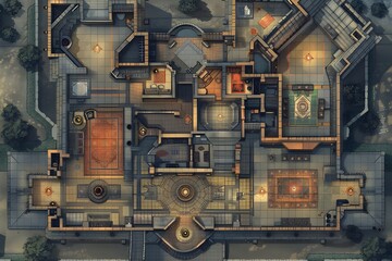 A map of house hd