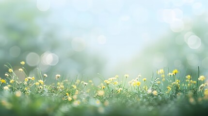 Beautiful Spring Meadow: Nature's Bounty
