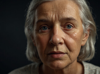 Obraz premium Elderly people portraits.