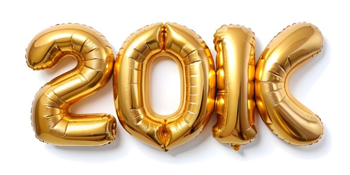 Golden Inflatable Balloon: 20k Followers