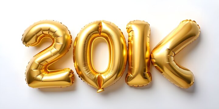 Golden Inflatable Balloon: 20k Followers