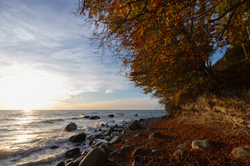 Traumhafte Herbststimmung an der Ostsee im Herbst