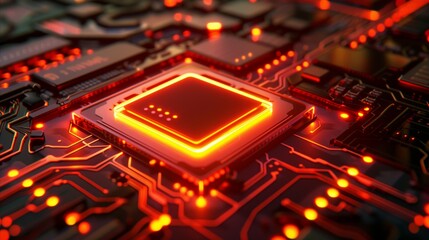 Chip Technology Unveiled: Spotlighting Cutting-Edge Processor Chips, Symbolizing the Innovation and Precision Driving Modern Technological Advancements