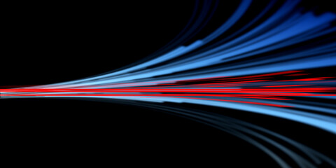 blue and red speed abstract technology background