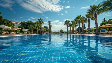 swimming pool in the resort