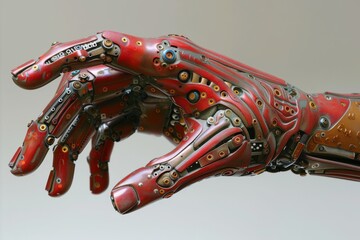 Mechanical Hand With Metal Parts