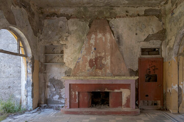 Ruinen in der Geisterstadt Eleousa, Lost Place, Rhodos