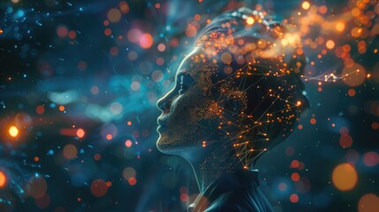 Artificial intelligence creativity brain mind human AI idea machine learning thought models...