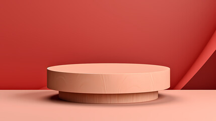 Round podium for product display