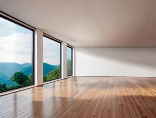 Obraz premium Diaphanous interior space