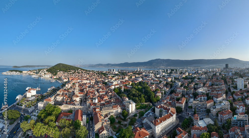 Wall mural old city - split, croatia