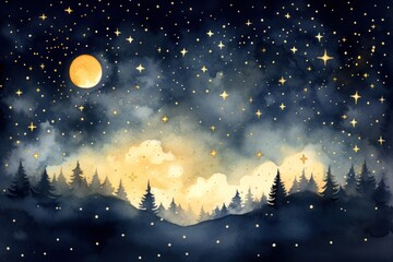 Night sky moon backgrounds astronomy.