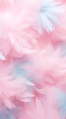 Feather backgrounds lightweight accessories.