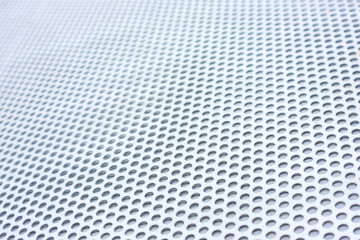 Textured of perforated metal sheet