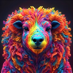close up of a sheep