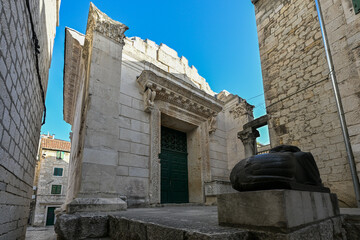 Temple of Jupiter in the Diocletian's Palace in Split, Croatia