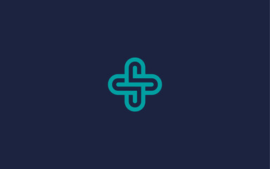 Fototapeta premium letter ss with plus logo icon design vector design template inspiration