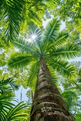 A tropical tree vegetation outdoors tropics.