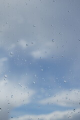 rain drops on window