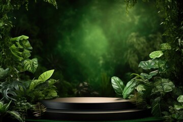 Green leaves outdoors forest nature.