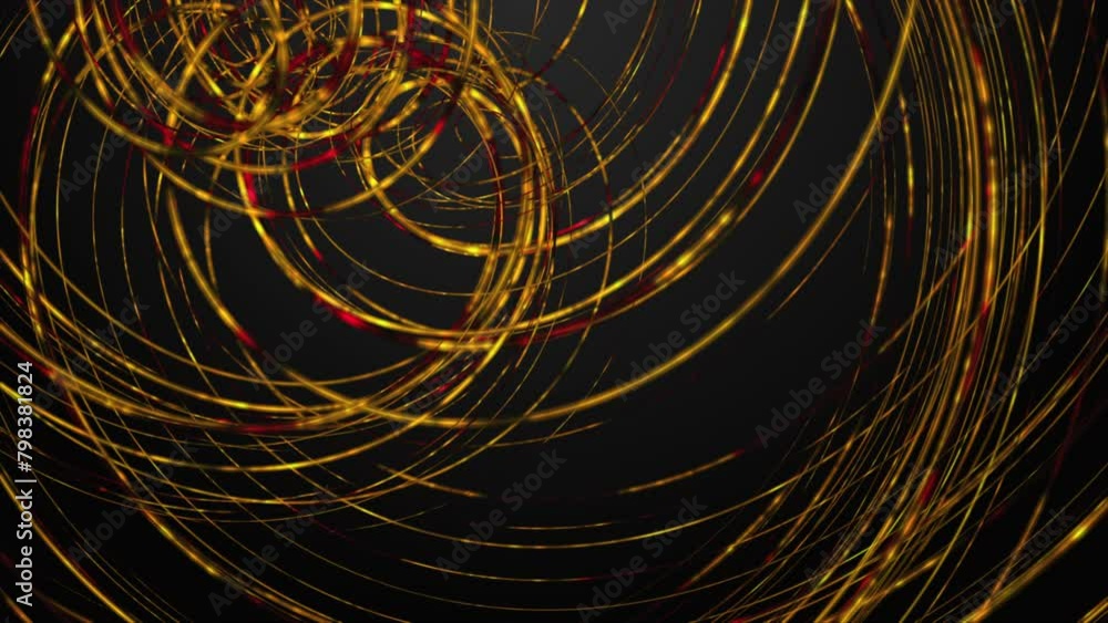 Poster futuristic video animation with stripe wave object in slow motion, 4096x2304 loop 4k