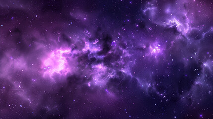 Obraz premium beautiful purple galaxy full of stars, galaxy universe wallpaper, space science astronomy background 