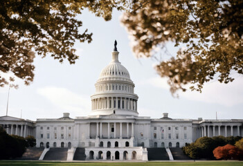 Lincoln Washington monuments Building Washington Capitol DC