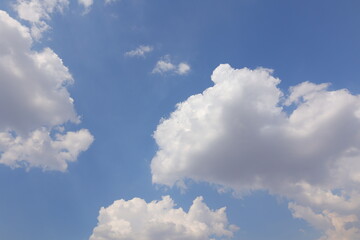 blue sky with clouds