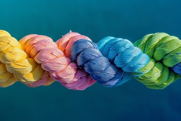Braided Together: Strengthening Team Bonds Through Colorful Rope Integration