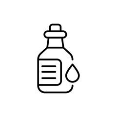 Olive oil outline icons, minimalist vector illustration ,simple transparent graphic element .Isolated on white background