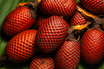 AGUAJE, A VERY CONSUMED FRUIT IN THE AMAZON REGIONS, AGUAJE OR BURUTI IS A DELICIOUS FRUIT,...