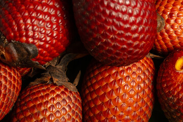 AGUAJE, A VERY CONSUMED FRUIT IN THE AMAZON REGIONS, AGUAJE OR BURUTI IS A DELICIOUS FRUIT,...