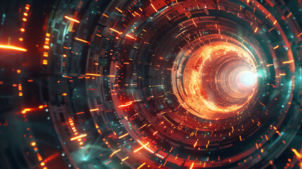 Obraz premium Digital Accelerator: The Engine of Modern Innovations