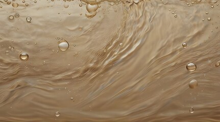 Beige water surface background Water texture  .Generative AI