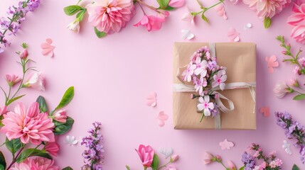 Celebrate special occasions like Mother s Day Women s Day Valentine s Day or birthdays against a dreamy pastel candy colored backdrop This delightful floral flat lay greeting card showcases