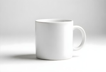 Fototapeta premium Mug Mockup Coffee Tea Cup Digital Painting Isolated Illustration Background Drink Design