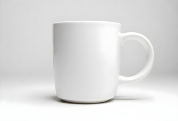 Fototapeta premium Mug Mockup Coffee Tea Cup Digital Painting Isolated Illustration Background Drink Design